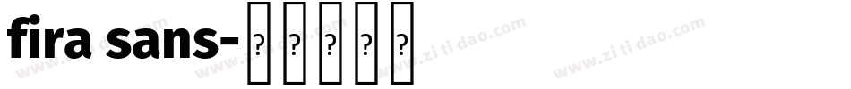 fira sans字体转换